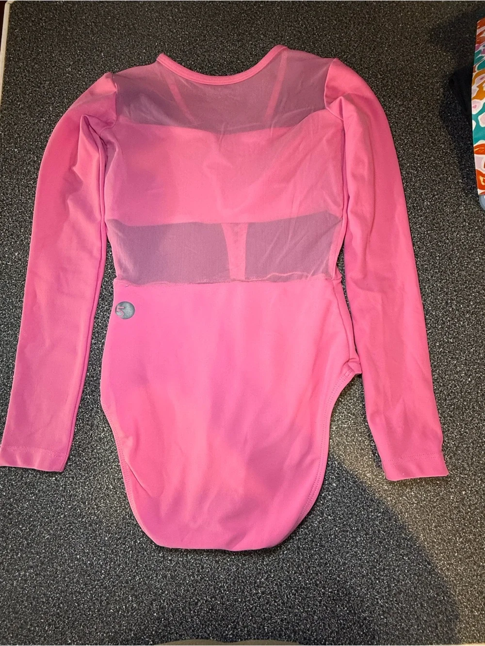 Five the Label Dancewear Longsleeve Pink Leotard Size Youth Large